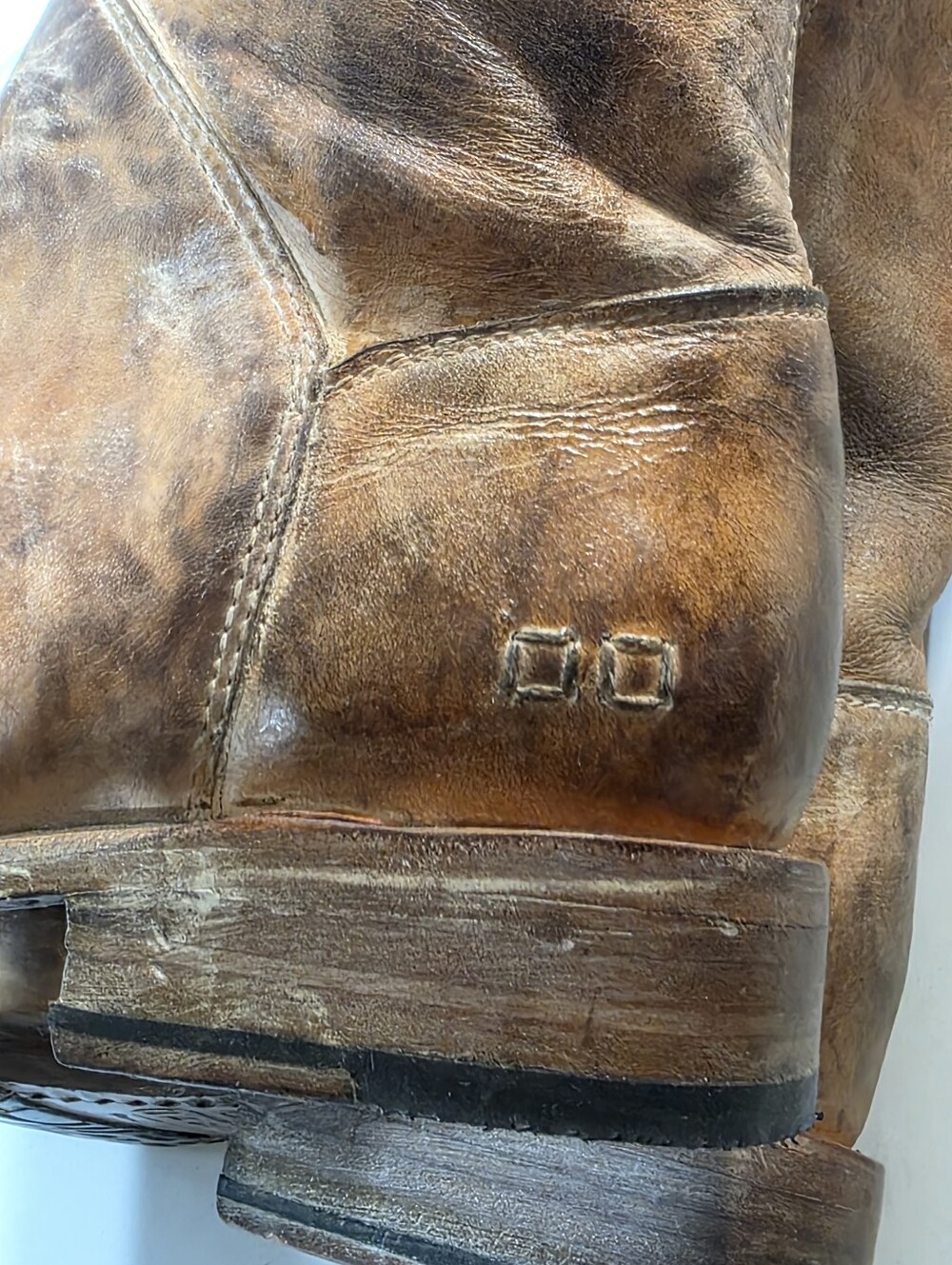 BED STU MANCHESTER TALL LEATHER LACE UP RIDING BOOTS TAN RUSTIC WESTERN SZ 7 - Picture 11 of 15